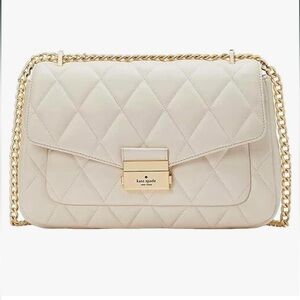 Kate Spade Quilted Cream Crossbody Bag